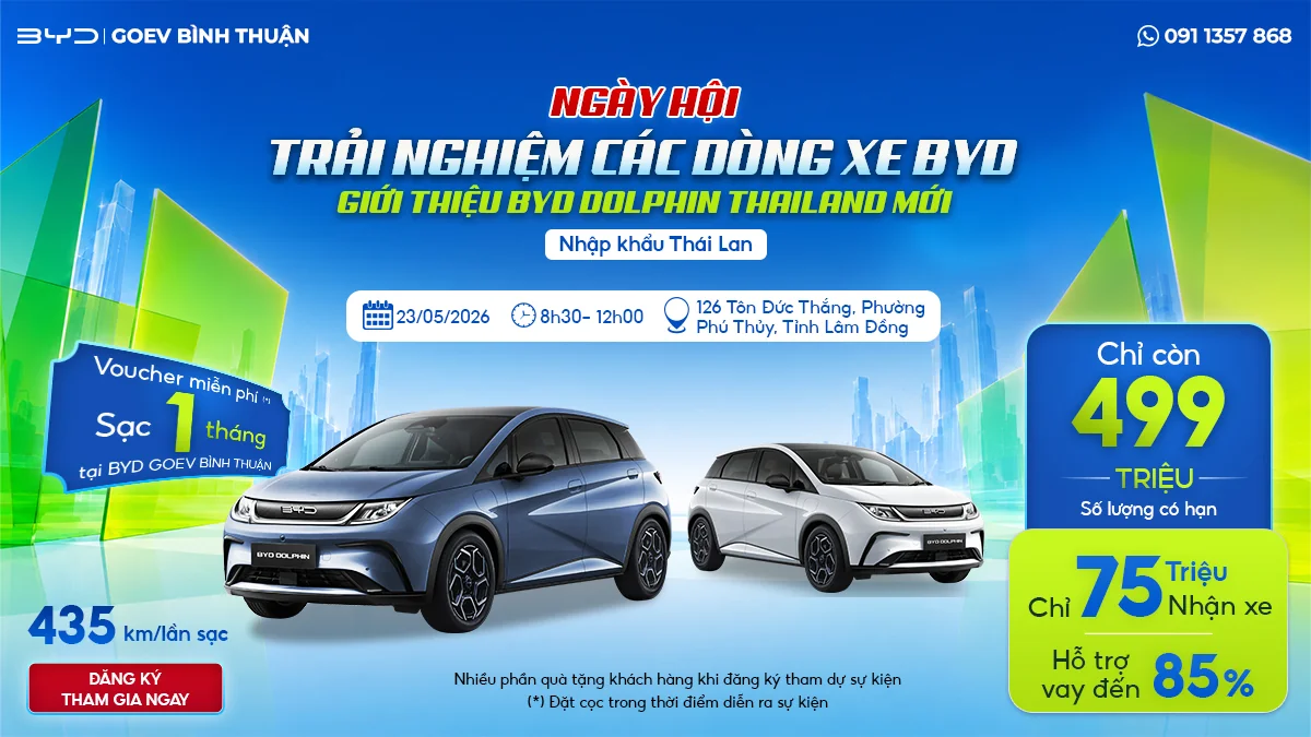 byd dolphin 2026 phan thiet