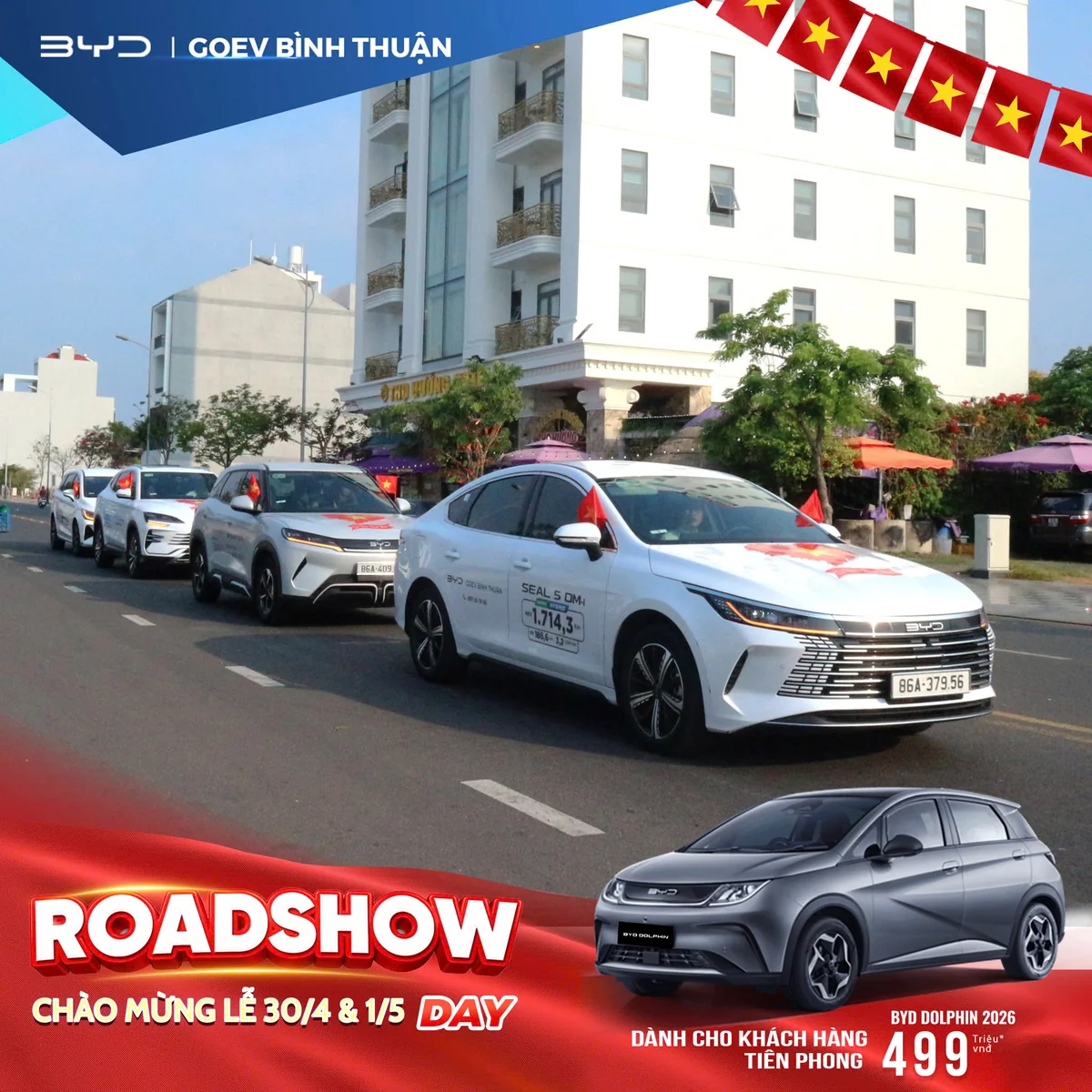 BYD Seal 5 DM-i sang trọng và lịch lãm trên phố